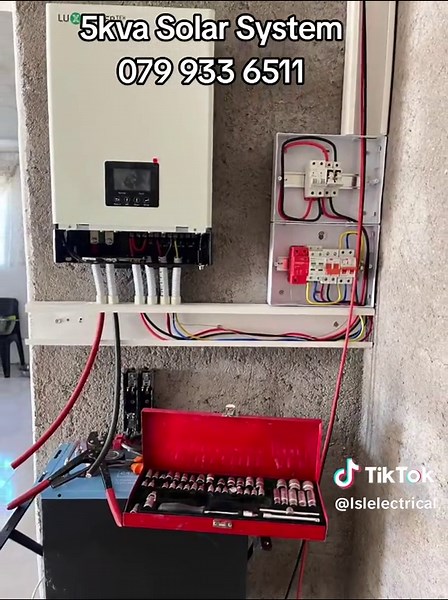 5kva Solar system installation. R70 000 labour and material included.