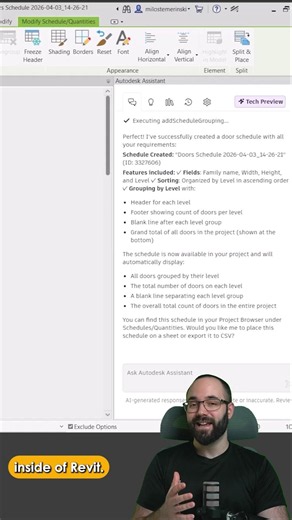#revit 2027 - Autodesk AI Assistant