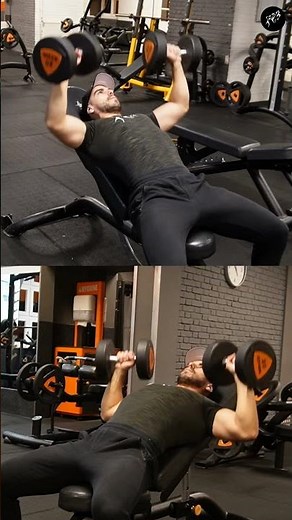 Incline Dumbbell Bench Press Demonstration For Beginners - Exercise For Upper Chest (Correct Form)