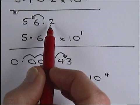 How to write numbers in standard form.wmv