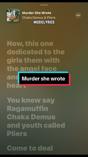 Murder She Wrote Lyrics Explained