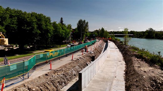 City inches closer to completing flood barrier