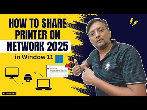How to Share Printer on Network in Windows 11 | Easy & Fast Guide 2025 | Printer Sharing 2025