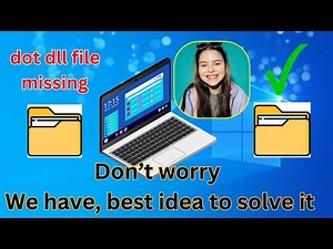 Missing DLL File? FIX IT! (Easy Solution) | How to remove DLL error?| How to install DLL file?
