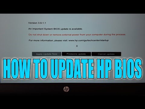How To Manually Update A HP Laptop & PC BIOS Tutorial