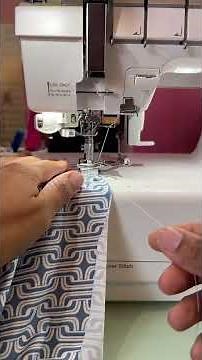 How to Make an Asymmetrical Top Using a Cover Stitch Machine, Part 2