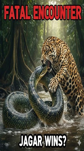 JAGUAR vs ANACONDA: The Ultimate Amazon Showdown.