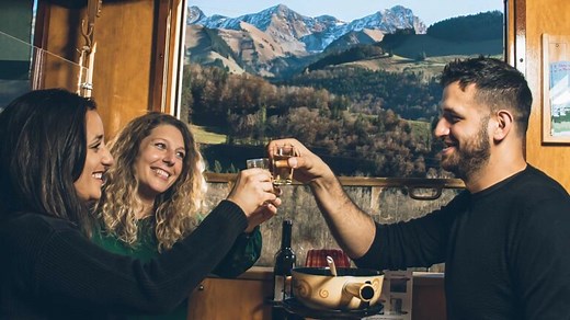 Train Fondue "La Gruyère"