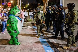 ‘I’ve definitely had spicier tamales,’ says Portland ICE protest frog that got pepper sprayed by federal agents