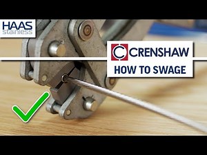 What's Swaging? | How-to Swage Cable Railing Fittings with Crenshaw Swager