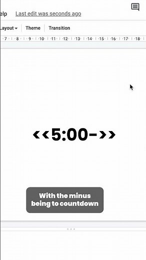How to insert timers in Google Slides