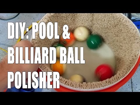DIY: How to make billiard pool ball washer polisher cleaner