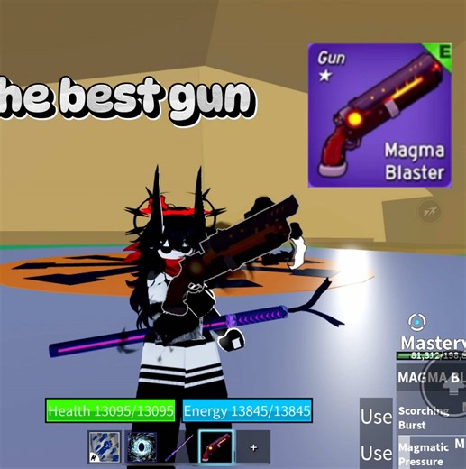 Top Gun Weapons in Roblox Blox Fruits