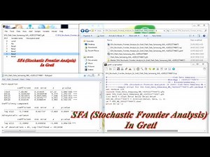 SFA (Stochastic Frontier Analysis) In Gretl