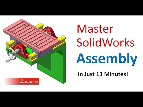 SolidWorks Advanced Assembly Tutorial for Mates and Animation