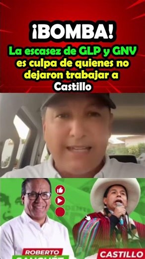 🚨THE TRUTH COMES OUT! The LPG and CNG shortage caused by those who prevented Castillo from working