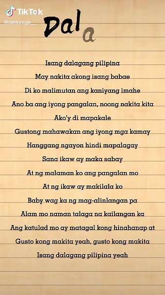 #dalaga #song #lyrics