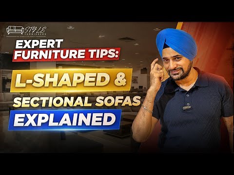 Top 12 L-Shaped & Sectional Sofa Designs | Modern Sofa Ideas for Living Room | Style Furnishers