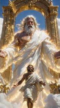 Así recibió Dios a Jesucristo después de ascender al cielo. #dios #historia #shorts