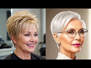 Undercut Pixie Haircuts For women over 50 | pixie cuts | boycut hair style | short layered Bob md