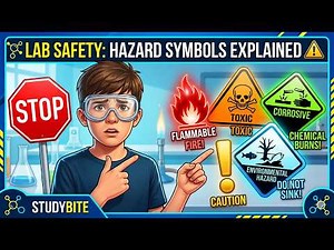 ⚠️ Lab Safety: Hazard Symbols Explained | StudyBite Revision