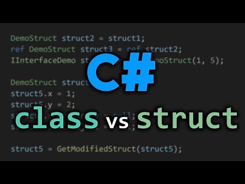 The differences between classes and structs in C#