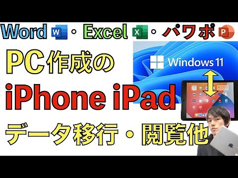 Explains how to transfer, view and edit data created on a computer to an iPhone or iPad! [Windows...