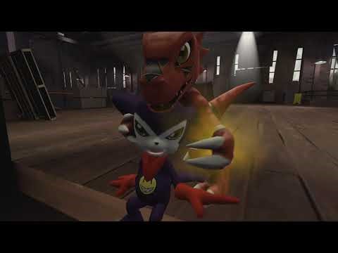 Guilmon fart attacks on Impmon (Erafarty)