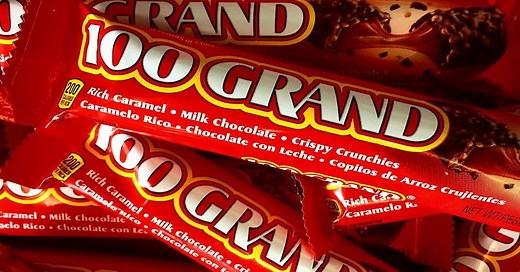 100 Grand Bar (History, Marketing, Pictures & Commercials) - Snack History