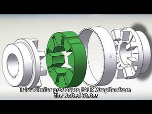 R Series Elastomer Coupling Substitution Rexnord Falk Wrapflex
