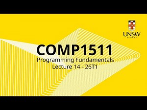 COMP1511 Week 8 Lecture 2