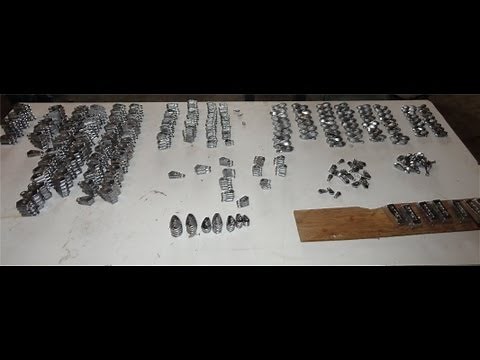 DIY How to make your own Lead fishing sinkers from scrap