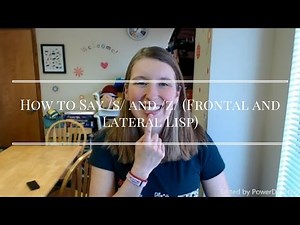 How to Say the Letter S (for People Who Have Lisps)