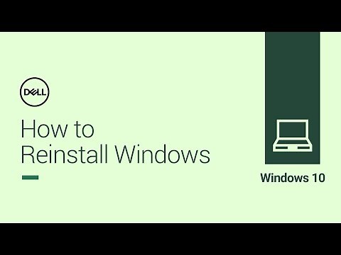 Windows 10 | How to Reinstall the operating system