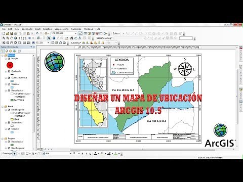 Design Location Map + Final Presentation (STEP BY STEP) - ArcGIS 10.5