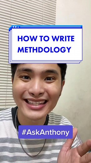 Replying to @Alexis How to Write Methodology #fyp #LearnOnTikTok #EduWow #ResearchPH #StatisticsPH #SciencePH #LearnWithAnthony