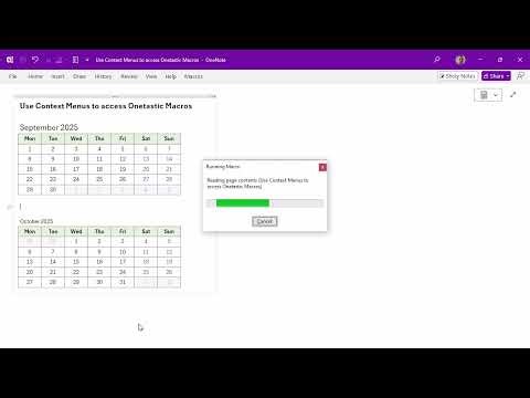 Access your Onetastic macros from context menus in OneNote