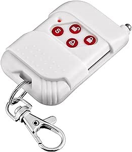 KERUI Wireless Remote Control Working with KERUI Home Alarm System White 433 mHZ