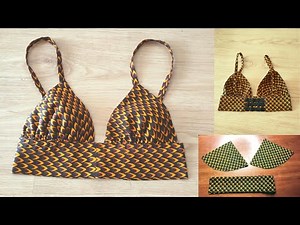 Bikini Bra Cutting and stitching/ Bra making with measurement /Circle bra tutorial