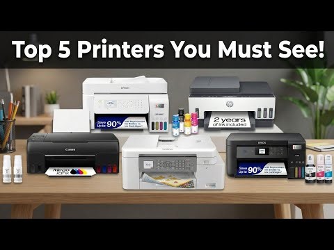 Top 5 Best Home Printers With Cheap Ink in 2025 | Save Money & Print More!