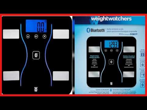 Stay on Track with the Body Analysis Bluetooth Scale by WW and Conair