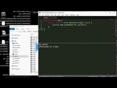 Compile and Run Java in Sublime text 3