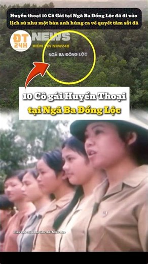 10 Cô gái Huyền Thoại tại Ngã Ba Đồng Lộc