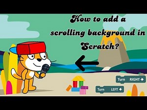 How to Make a Scrolling Background in Scratch | Simple Tutorial #scratch #kids #scroll #background