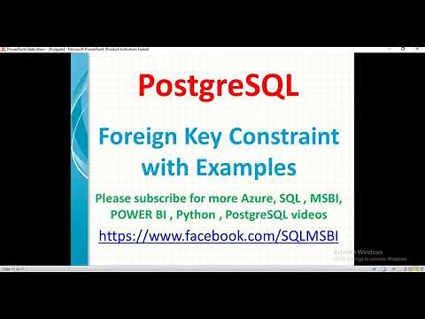 PostgreSQL Tutorials | Foreign Key Constraints in Postgresql | primary and foreign key relationship