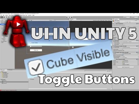 Unity 5 UI Tutorial - Toggle buttons and event handlers