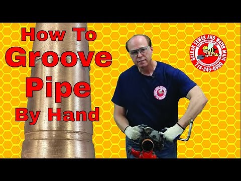 How To Groove Pipe By Hand: Ridgid 915 Grooving Machine