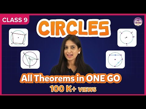 Circles in OneShot| All Theorems in ONE GO | Class 9 Chapter 9 | Maths | Arsh Ma’am | BYJU'S