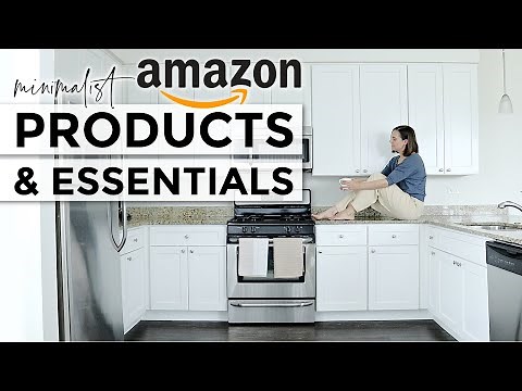 20 Amazon Favorites & Essentials I CAN'T LIVE WITHOUT (as a Minimalist) | saving money + minimalism