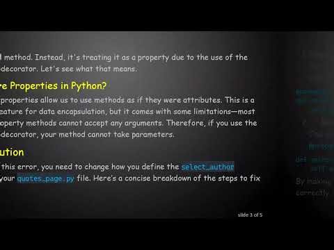 Resolving the Missing 1 Argument Error in Python Selenium